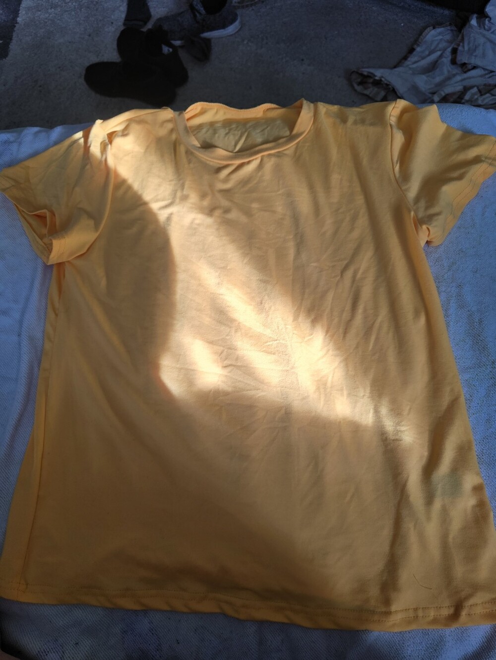 Bright Yellow Tshirt Medium